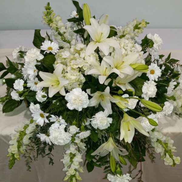 Peaceful Light Casket Spray
