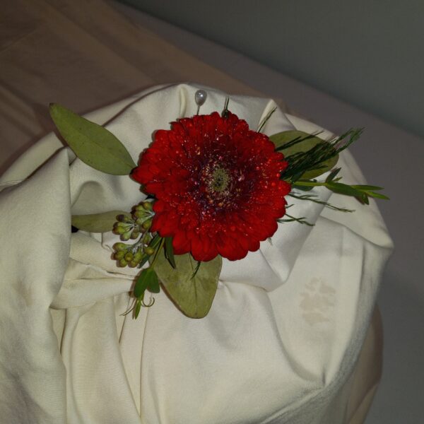 Red Gerbera Boutonniere