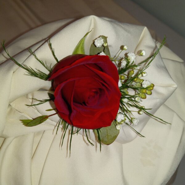 Red Rose Boutonniere