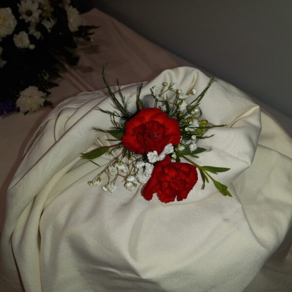Red Mini Carnation Boutonniere