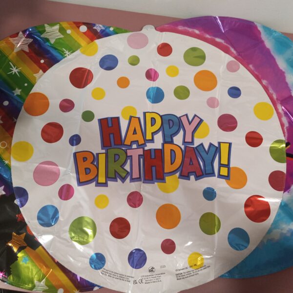 Assortment of Happy Birthday Mylar Balloons