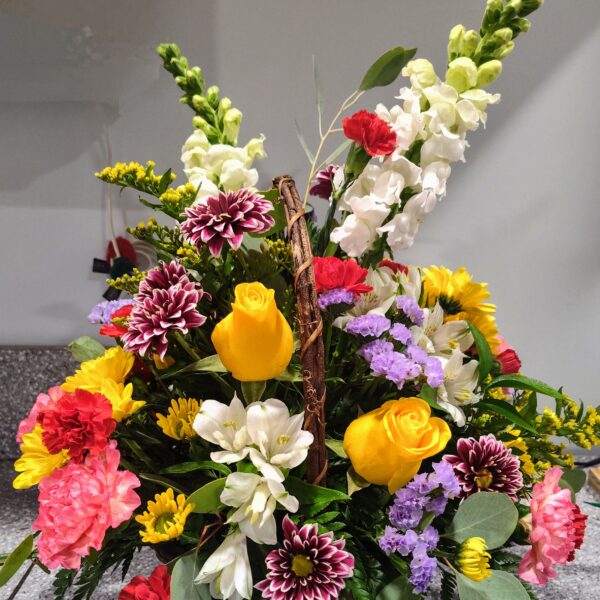 Mixed Flower Basket