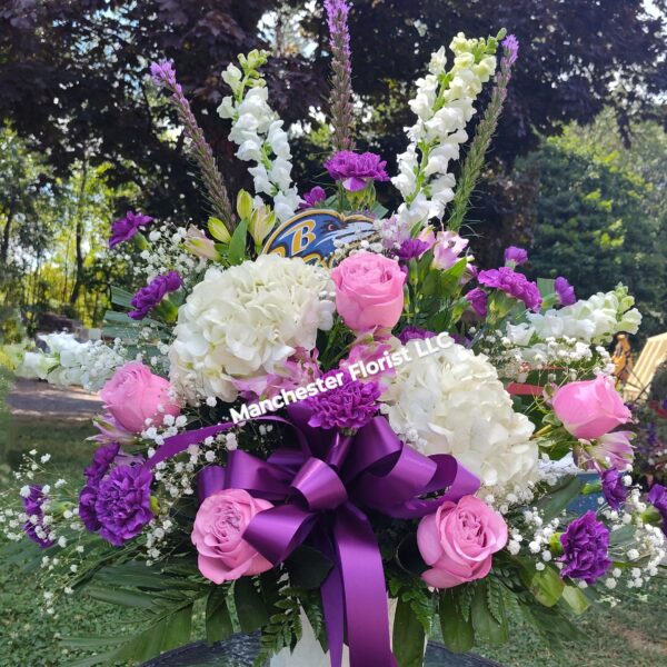 Ravens Purple Memorial Urn