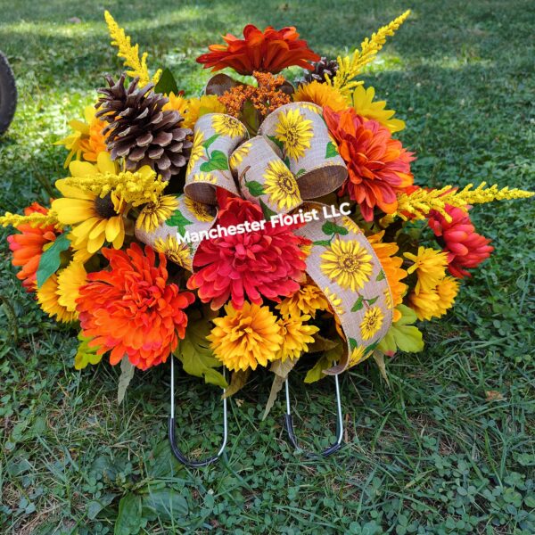 Fall Silk Gravestone Saddle #1