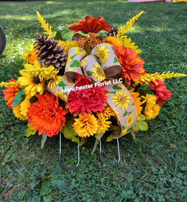 Fall Silk Gravestone Saddle #1