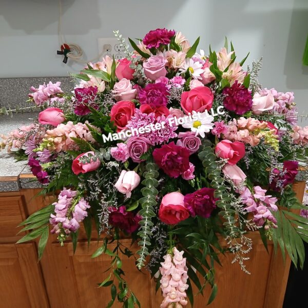 Divine Destination Casket Spray