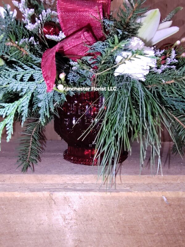 Ruby Christmas Centerpiece